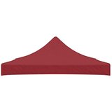 Krov za šator za zabave 3 x 3 m bordo 270 g/m² | shoptok.hr