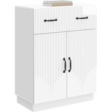  Kreveta s ladicama Bijela visokog sjaja 66 x 34,5 x 87 cm | Eponuda.ba