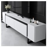 Hanah home tv polica yildiz white black