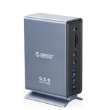 Orico Priključna postaja USB-C Thunderbolt 3, 15 v 1, 5xUSB-A, 2xTB3, 2xUSB-C, DP, RJ45, SD+TF, napajanje, TB3-S4 Cene