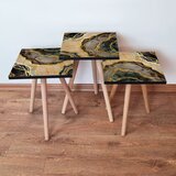 Hanah home 3Shp219 - multicolor multicolor nesting table (3 pieces) | ePonuda.com