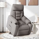  Naslanjač s funkcijo vstajanja taupe blago | Shoptok.si