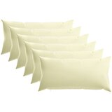  Presvlaka za jastuk 6 pcs HEERLEN Krem 40 x 70 cm Poliester | shoptok.hr