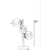 Opviq stona lampa Simay 3 941RTN1312 | ePonuda.com
