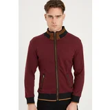 Dewberry 1021 MEN'S SWEATSHIRT-BURGUNDY