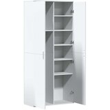 vidaXL Visoka omara bela 80x35x180 cm inženirski les | Shoptok.si
