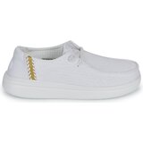 Hey Dude Slips on WENDY RISE PERF CANVAS Bela | Shoptok.si