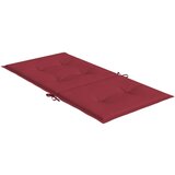 vidaXL Jastuci za vrtne stolice 4 kom boja vina 100x50x3 cm od tkanine | shoptok.hr