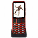 Usams Evolveo - EasyPhone LT 4G mobilni telefon za starije osobe, crvena | Eponuda.com