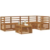  Sekcijska garnitura 6 pcs Prirodna Čvrsto drvo akacije | shoptok.hr