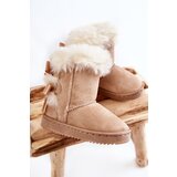 Boto Children's Insulated Snow Boots With Bows Light beige Funky | ePonuda.com