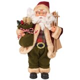  novogodišnja figura zeleni deda mraz 30cm | ePonuda.com