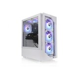 Thermaltake View 200 ARGB Snow Mid tower, tempered glass, 3x 120mm ARGB Lite fan | Eponuda.ba