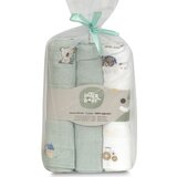Interbaby set tetra pelena Koala Mint – 3 kom (80 × 80 cm) | shoptok.hr
