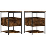  Noćni ormarići 2 kom boja hrasta 40x42x56 cm konstruirano drvo | shoptok.hr