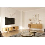Woodman Komoda v hrastovem dekorju v naravni barvi 189x65x44 cm Shift – | Shoptok.si