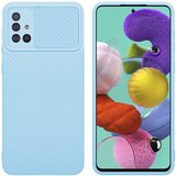 Cadorabo Ohišje, združljiv s Samsungom v Bonbon Light Blue - Zaščitni pokrov iz fleksibilnega silikona TPU in z zaščito pred kamero, (20592937) Cene
