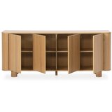 MOME Komoda v hrastovem dekorju v naravni barvi 180x75x40 cm Padoc – | Shoptok.si