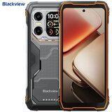 Blackview XPLORE X1 robustni pametni telefon, 6.78", 5G VoLTE, 12GB+256GB, 2.4K FHD+ IPS, 120Hz, Android, 3v1 AI, 10000mAh, WIFI 6, BT 5.2, Dual SIM, GPS, NFC, 2" zadnji zaslon, oranžen - - Bonajo | Shoptok.si