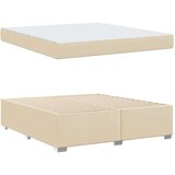  Konstrukcija postelje z vzmetnico krema 180 x 200 cm blago, (5000127708) | Shoptok.si