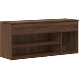 Maison Chic Klop za čevlje - Sedež za čevlje rjavega hrasta 102x30,5x45 cm Inženirski les, (21778000) | Shoptok.si