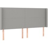  Krevet box spring s madracem LED svjetlosivi 200x200 cm tkanina | shoptok.hr