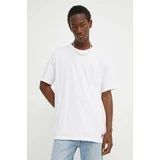 Les Deux Bombažna kratka majica moška, bela barva, LDM101179