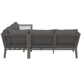 Bessagi Garden Lounge Garnitura Malou, Temno Siva | Shoptok.si