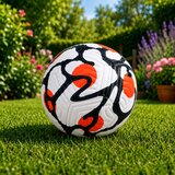 Lopta za nogomet 22cm, veličina 5 - narančasto/bijela | shoptok.hr