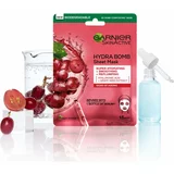 Garnier skin naturals hydra bomb natural origin grape seed extract hidratantna i posvjetljujuća platnena maska protiv starenja 1 kom