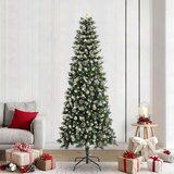 vidaXL Umjetno božićno drvce s stalakom Zelena 96 x 96 x 240 cm | shoptok.hr