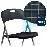 Plonos PL-404 zložljive vrtne in catering stole, set 4 kosov, do 200 kg Slike
