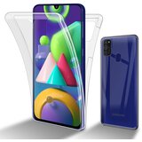 Cadorabo Ohišje, združljiv s Samsungom v prozorni - 360 -° zaščitni pokrov celotnega telesa - zaščita pred sprednjim in hrbtom, vsestransko zaščito z zaščitnikom zaslona, (20572251) | Shoptok.si