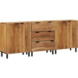 vidaXL 3-delni kabinet za shranjevanje Rjava 60x33x75 cm, trden akacijev les | Shoptok.si
