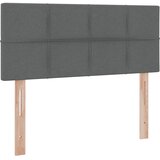  LED krevet za pohranu s madracem Tamnosiva 120 x 190 cm Tkanina | shoptok.hr