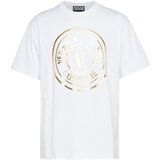 Versace Jeans Couture Majica '76UP601' zlatna / bijela | shoptok.hr