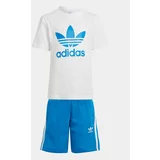 Adidas Komplet majica in kratke hlače adicolor IR6934 Modra Regular Fit