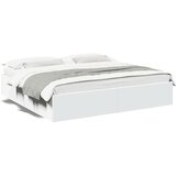 Furnova Posteljni okvir bel 180x200 cm inženirski les, (21938323) | Shoptok.si