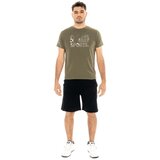 Leone 1947 Majice s kratkimi rokavi Man Wacs Sets T-Shirt + Bermuda Zelena | Shoptok.si