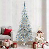  Božićno drvce Srebrno 210 cm PET | shoptok.hr