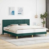  Krevetna konstrukcija Tamnozelena 180 x 200 cm Tkanina | shoptok.hr