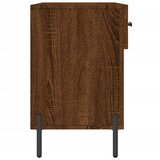  Klupa za cipele smeđa boja hrasta 102x35x55cm konstruirano drvo | shoptok.hr