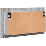 vidaXL LED kopalniška omarica z ogledalom siva sonoma 80x12x45 cm | Shoptok.si