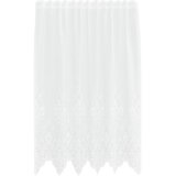  Čipkasta zavjesa sa zavjesama Bijelo 150 x 160 cm Poliester | shoptok.hr