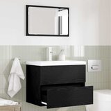  Set namještaja za kupaonicu s ladicama Zidne 2 pcs Crni hrast | shoptok.hr