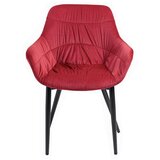 Livetastic Naslanjač Samt, Rdeča | Shoptok.si
