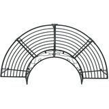  Klupa pod drvetom 4-Broj sjedala 160 x 80 x 89 cm Čelik Crna | shoptok.hr