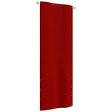 Balkonski zastor crveni 80 x 240 cm od tkanine Oxford | shoptok.hr