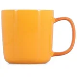 Oranžna skodelica iz porcelana new bone china 370 ml Mae –