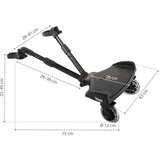 Zopa univerzalni nastavak za kolica Segboard 2, Black | shoptok.hr